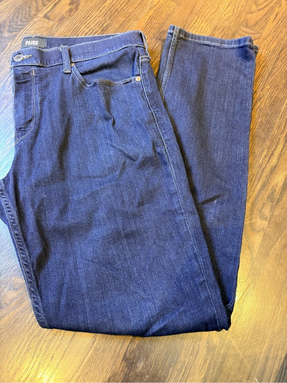 PAIGE “Federal” Straight Jeans - men’s 36 - “Inkwell” color